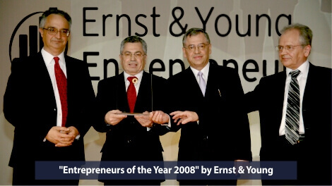 Entrepreneurs of the Year 2008 by Ernst Young